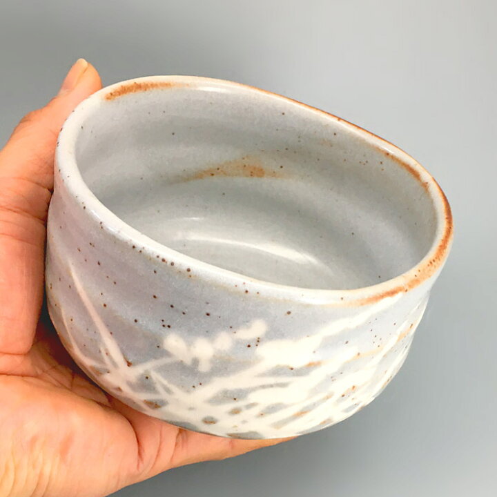 楽天市場】美濃焼 抹茶碗 ねずみ志野/志野織部/志野黒釉/火色志野 直径 