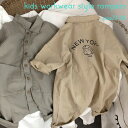 【セール10%】 ベビー つなぎ風ロンパース ロンパース つなぎ 長袖 ロールインワン 作業服 ワークウェア ベビー服 ベビーウェア 男の子 女の子 ユニセックス シンプル ナチュラル おしゃれ かわいい 可愛い かっこいい ワンポイント 春 秋 予約
