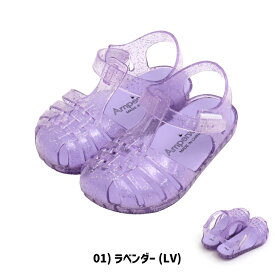 キッズ サンダル 女の子 ジェリーサンダル 子供 靴 春 夏 女児 小学生 園児 15cm 16cm 17cm 18cm 19cm 可愛い おしゃれ 小学校 幼稚園 保育園 つま先 あり プール 海水浴 川 水遊び 歩きやすい ピンク ブルー パープル シルバー ビーチサンダル