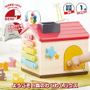 お片付袋付 おもちゃ 赤ちゃん 積み木 1歳 森のわくわくハウス 木製 プレゼント クリスマス 誕生日 出産祝い 楽器 収納 パズル 男の子 女の子 0歳 2歳 3歳 知育玩具 送料無料 メッセージカード 箱 エドインター 森のあそび道具 クリスマスプレゼント