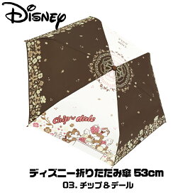【クーポンでMAX8%OFF】 ディズニー 折りたたみ傘 子供 キッズ 53cm 女の子 レディース 女性 軽量 コンパクト 耐風 プーさん チップ デール おしゃれ こども かわいい 折り畳み傘 キャラクター傘 プレゼント 入学祝い 卒園祝い 傘 幼稚園 小学生 通学 通園