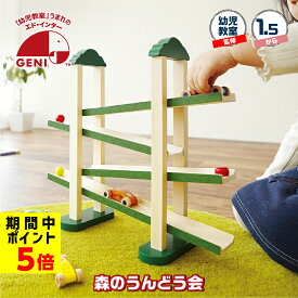 ポイント5倍 おもちゃ 1歳 森のうんどう会 スロープ スロープトイ 木製 赤ちゃん プレゼント 知育玩具 クリスマス 木のおもちゃ 0歳 2歳 男の子 女の子 かわいい プレゼント 誕生日 出産祝い ギフト 無料ラッピング かわいい エドインター