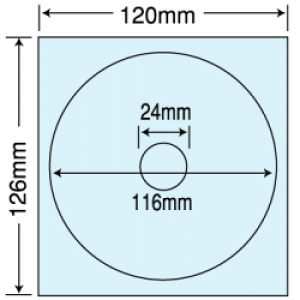PFH-3(VP) یtB CD-R/DVD-Rp 400V[g 116×116mm یtB ~^Cv iiNGCg m iix PFH3 یV[