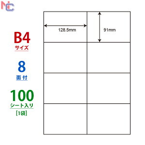 E8S(L) �i�i�R�s�[ �}���`�^�C�v���x�� ���[�U�[�E�C���N�W�F�b�g�v�����^���p ���m��� 91×128.5mm �]������ B4�V�[�g 8�ʕt�� 100�V�[�g����