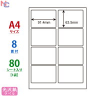 SCJ-2(L) 光沢ラベルシール SCJ2 カラーインクジェットプリンタ用 東洋印刷 ナナラベル 光沢紙シール ナ…