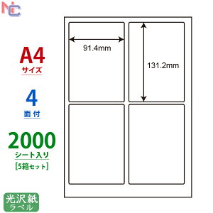 SCL-1(VP5) ϐ򎆃x 91.4×131.2mm 4 2000V[g ] A4 J[[U[v^p SCL1 򎆃V[ 򃉃x V[