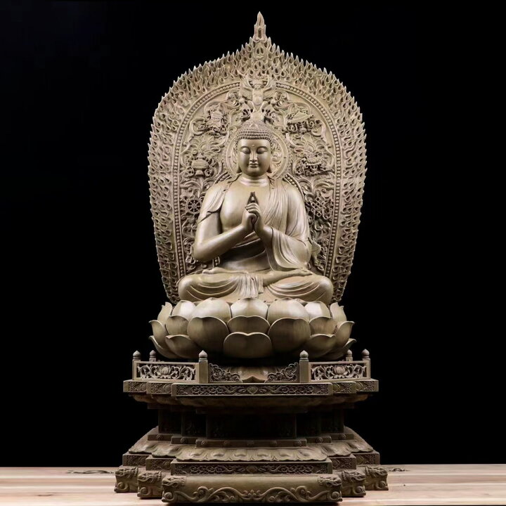 楽天市場】【天然沈香木彫】大日如来 仏教美術 仏像 仏教工芸品 沈香 