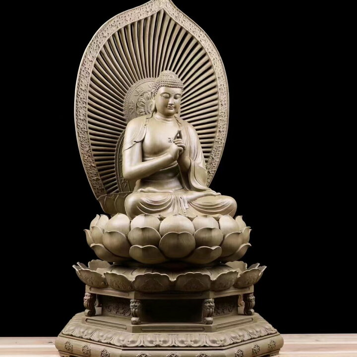 楽天市場】【天然沈香木彫】大日如来 仏教美術 仏像 仏教工芸品 沈香 