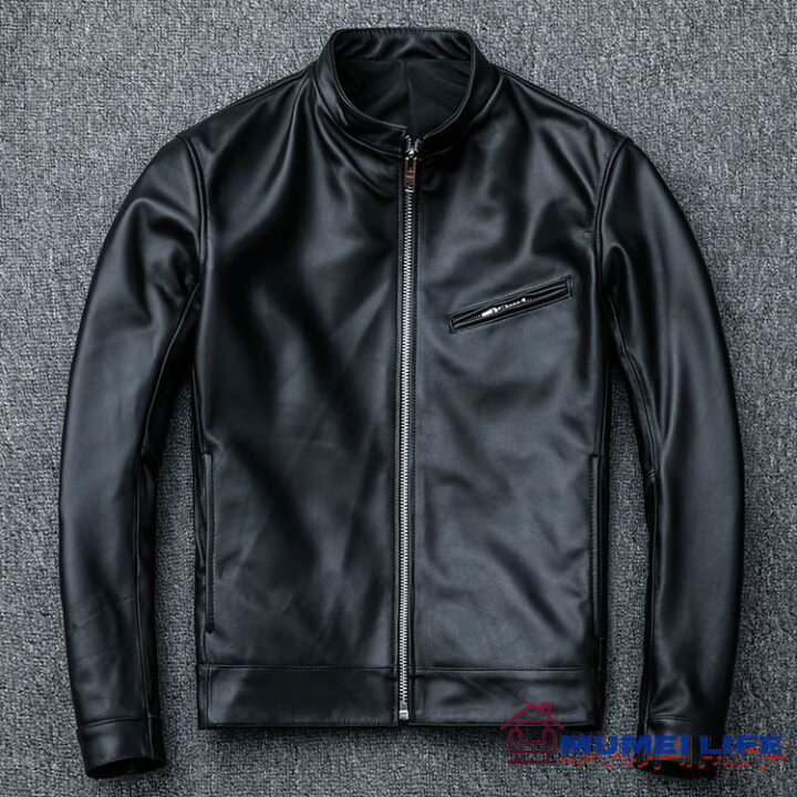 楽天市場】新品登場☆シープスキン スタンドカラー シングルライダース 