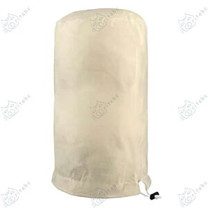 植物保護カバー 植物防寒カバー 防風ネット 防雪ネット 不織布 防虫ネット 巾着式 寒冷紗 冬用 観葉植物 保温 温室カバー 鉢植え 凍結防 2個