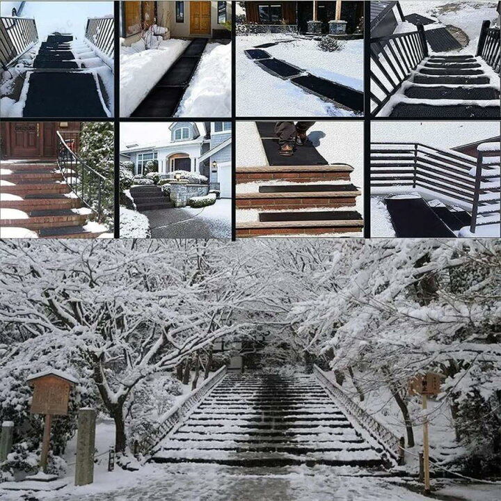 楽天市場】融雪マット【玄関用】駐車場/通路 1/2/3/4/5枚 マットタイプ 