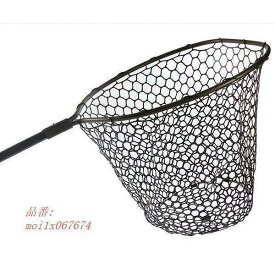 大型ラバーランディングネット 全長170CM ネット深さ約50CM ビッグサイズ 丈夫 ボート 網 たも（ネット1黒） 釣り 魚 船 フィッシング