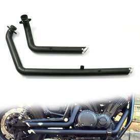 オートバイヤマハ V-スターボルト XV950 XVS950 XV 950 すべての年排気管ベントパイプリムーバブルサイレンサーマフラー (Color : 黒)