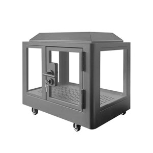 ペット用防音室 遮音強化ガラス 高耐久合金フレーム 犬小屋 調節換気ファン付き 吸音 ペットハウス ロック付きキャスター 防音ルーム 屋内 室内 防音 鳴き声対策