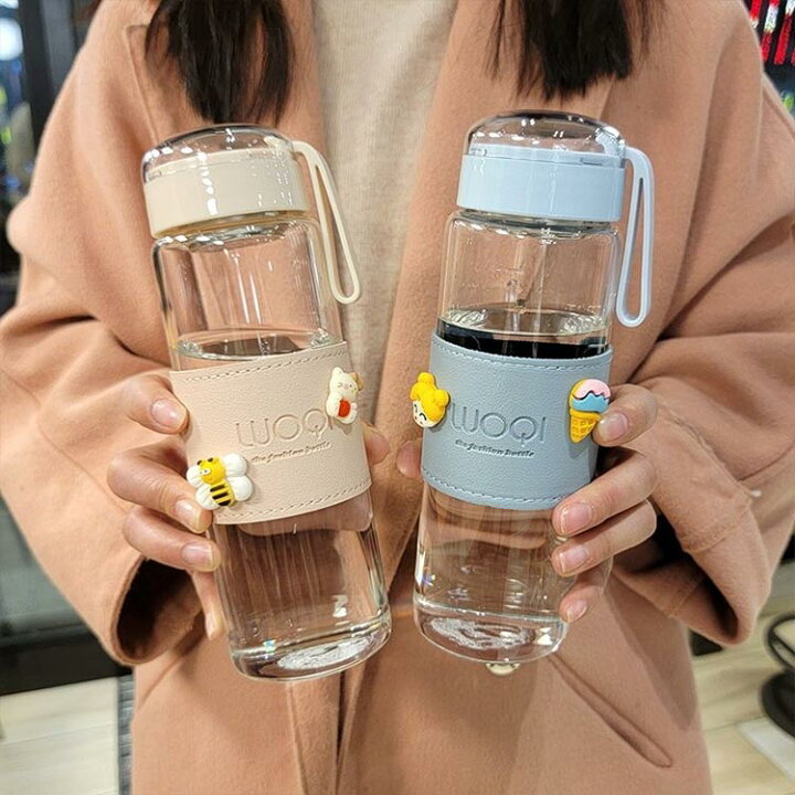 楽天市場】 透明 耐熱 大容量 ガラス おしゃれ ガラス 480ml フィルター付き 断熱カバー付き 水筒 断熱 耐冷 ボトル 直飲み 水 お茶  男女兼用 マイボトル 漏れ防止 軽量 持ち運び 仕事 おしゃれ 可愛い アウトドア 通勤 スポーツ シンプル : ななふくショップ