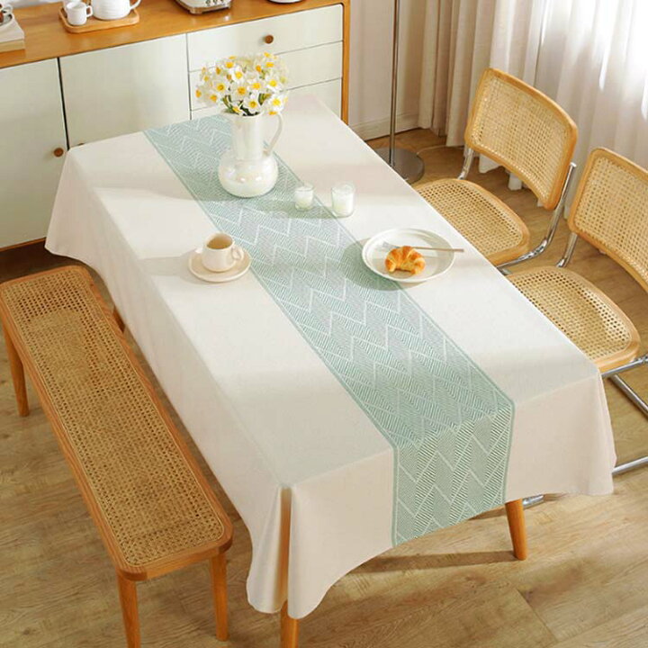 テーブルクロス・テーブルランナー｜青山表参道の人気インテリアショップ フランス、北欧などヨーロッパから直輸入｜サラグレース テーブルランナー テーブルクロス テーブルクロス コットンとリネンのテーブルランナー モダンな厚みのあるダイニングティーテーブルカバ