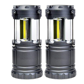 ランタン LED　防災　災害 キャンプライト 折りたたみ 明るい 電池式2個セット 懐中電灯 キャンプ 震災 停電 非常灯　 500lm　tecc-lanta2set