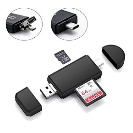 type-c　マルチ Micro USB OTG USB 2.0 カードリーダー　OTG USB 変換コネクタ SD/ Micro SD カード対応 SDのデータをスマホやタブレットで読取　転送tecc-tycsdd[メール便発送・代引不可]