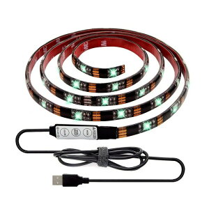 LED obNCg TV e[vCg X^[Y@er@o@CgAbv USB RGB h ʃe[v ԐڏƖ tecc-strtv