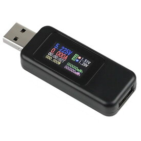 デジタル USB 電圧 電流 チェッカー テスター 5.1A 30V 電圧計 電流計 メーター マルチメーター tec-usbtest