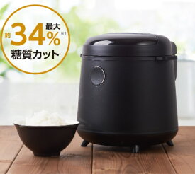 C:NET シィーネット srcl301bk 糖質カット 炊飯器 糖質オフ1合 通常炊飯1~3合 糖質制限 低糖質 白米 玄米 おかゆ ブラック