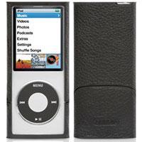 爆買いセール メール便 早割クーポン Griffin iPod nano 4G用皮製フリップトップケースELANFORM-N4G-BLK