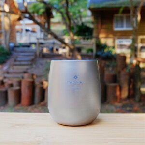 LOVEKNOT チタンダブルタンブラー 120ml チタン製 食器 和食器 カップ アウトドア キャンプ バーベキュー軽量 防災 父の日 ギフト