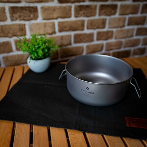 LOVEKNOT チタン製鍋 2100ml チタン製 和食器 アウトドア キャンプ バーベキュー軽量 防災
