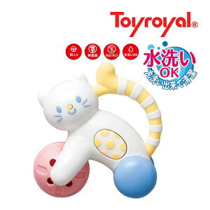 ガラガラ ラトル 2092 ころころニャン トイローヤル おもちゃ 子供用 鈴 コロコロ 8ヵ月 9ヵ月 10ヵ月 赤ちゃん 出産祝 プレゼント 0歳 赤ちゃん ギフト