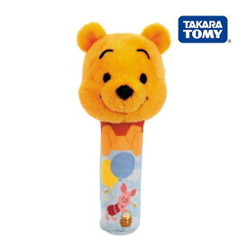 正規品 ラトル Dear Little Hands ふりふりピッピ くまのプーさん タカラトミー Takara Tomy Disney おもちゃ ギフト ガラガラ ラトル 安全 安心 kids baby
