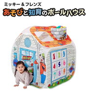 ボールテント ミッキー＆フレンズ　あそびと知育のボールハウス ボールプール ミッキー ミニー おもちゃ …