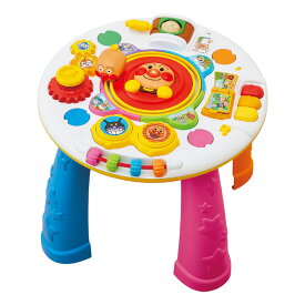 知育玩具 1歳 アンパンマン たっちしてタッチ テーブル 赤ちゃん おもちゃ あんぱんまん つかまり立ち 机 誕生日 プレゼント ベビー キッズ 子供 アガツマ