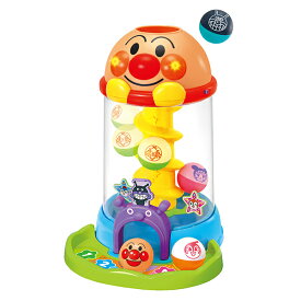 知育玩具 にぎって おとして 光る くるコロタワー 1歳 2歳 3歳 ジョイパレット アンパンマン おもちゃ 誕生日 プレゼント 赤ちゃん