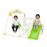 室内遊具 折りたたみ キッズパークEX プラス ジャングルジム 室内 遊具 2歳 ブランコ 滑り台 簡単 小さめ…