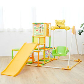 くまのプーさん おりたたみ ロングスロープキッズパーク SP プラス ジャングルジム 室内遊具 折りたたみ 子供 キッズ 男の子 女の子 孫 2歳 3歳 4歳 5歳 誕生日 プレゼント ギフト アスレチック スポーツトイ