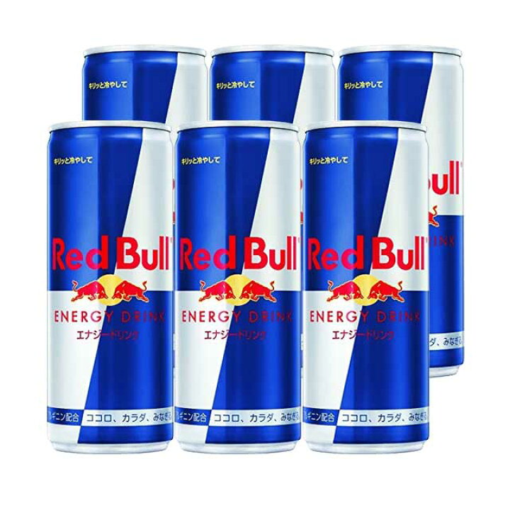 楽天市場】レッドブル・エナジードリンク 缶 250ml×6本 1.5L 