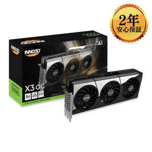 �y2�N�ۏ؁A���{���K�㗝�X�i�zInno3D GeForce RTX 5090 X3 OC GD5090-32GERX3OC [PCIExp 32GB] �O���t�B�b�N�{�[�h ELSA�W���p���ۏ�