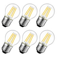 LVWIT LED電球 E26口金 60W形相当 806lm 6W フィ ラメント電球 2700K 電球色 G45ミニ電球 エジソン電球 …