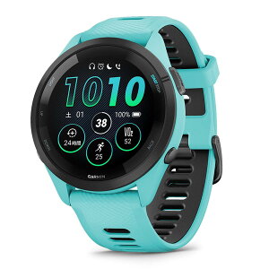 GARMIN�i�K�[�~���jGPS�����j���O�E�H�b�` Forerunner 265 Music Aqua �y���{���K�i�z