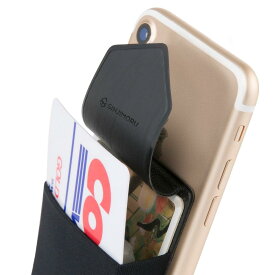 SINJIMORU 手帳型 カードケース、SUICA PASMO カード入れ パース ケース i Phone14 Plus Pro Pro Max i Phone 13 12 シリーズ対応 スマホ 背面 カードホルダー、シンジポ-チflap、ブラック。