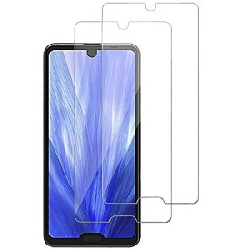 【2枚入り】 AQUOS R3 用 ガラスフィルム SH-04L SHV44 フィルム 【気泡ゼロ/干渉しない/貼り付け簡単】 アクオス R3 強化ガラス 液晶 保護フィルム