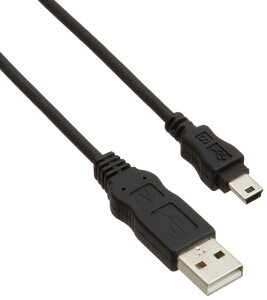�G���R�� USB�P�[�u�� �yminiB�z USB2.0 (USB A �I�X to miniB �I�X) RoHS�w�ߏ��� 0.5m �u���b�N USB-ECOM505