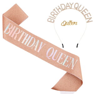 HUAZONTOM a   u[` 3_Zbg BIRTHDAY QUEEN p[eB[ObY aJ`[V p[eB[nbg o[Xf[  ̎q [YS[h o[Xf[