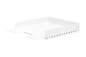 ライクイット (like-it) 収納ボックス 収納ケース 小物収納 ブリックス マルチファイルトレー ホワイト 日本製 幅28.7x奥35x高63cm 9029 積み重ねできる 小物収納