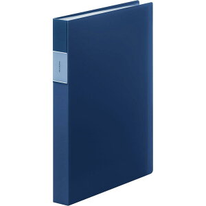 キングジム クリアファイル 透明 フェイバリッツ 60ポケット A4タテ ネイビー FV166-3T-NV