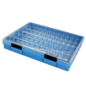 ホーザン(HOZAN) 小物入れ パーツケース 90度/180度 2段階開閉ふた 最大72小間 カーブ付内箱 B-50-FF