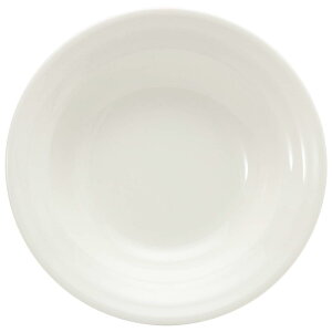 NARUMI(ナルミ) ボウル 皿 パティア(PATIA) 19cm ホワイト シンプル リム シリアル 電子レンジ 食洗機対応 40610-5343