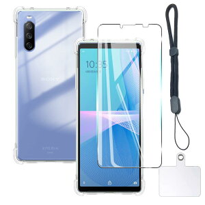 Ή Xperia 10 III SO-52B SOG04 Xperia10 III Lite P[X NA P[X Xperia10 III Jo[ TPU یP[X Jo[w + Xperia10III KXtB Xperia 10IIItB {Ɏq tB Xperia10IIILite 