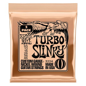 yKiz ERNIE BALL 3224 GLM^[ (9.5-46) TURBO SLINKY 3Set Pack