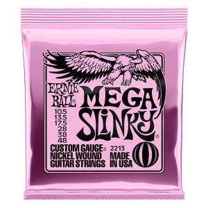 �y���K�i�z ERNIE BALL 2213 �G���L�M�^�[�� (10.5-48) MEGA SLINKY ���K�E�X�����L�[